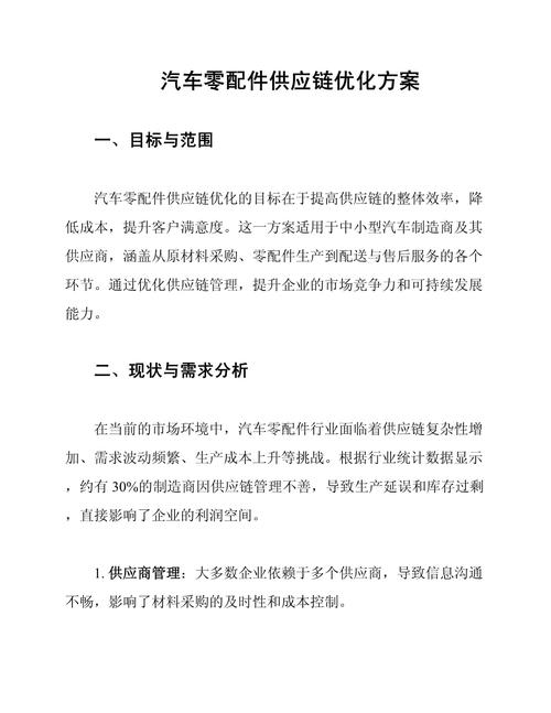 汽车供应链如何有效降本？探索最佳策略！