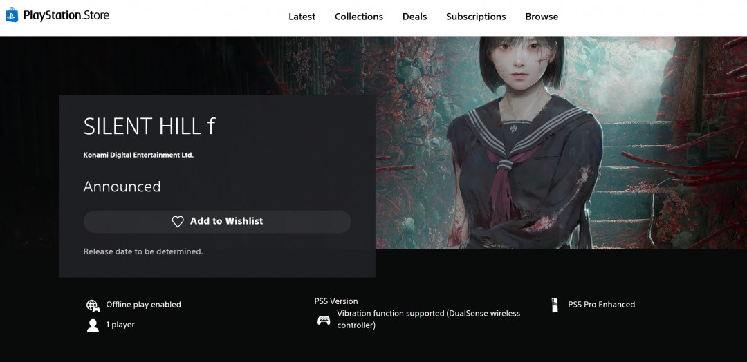 寂静岭f采用虚幻5引擎，PS5 Pro优化有多强？离发售还有多久？