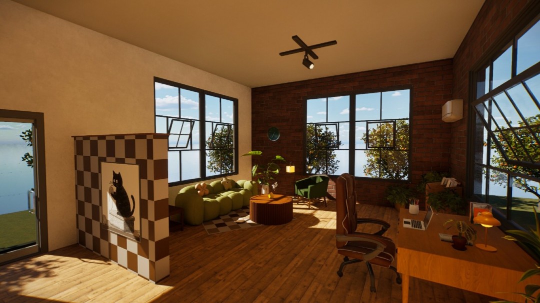 你想知道如何打造现代风格的工作室房间吗？| 单游攻略 inZOI 设计分享