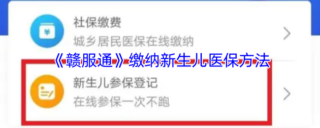 新手必看！轻松缴纳新生儿医保，掌握赣服通操作技巧