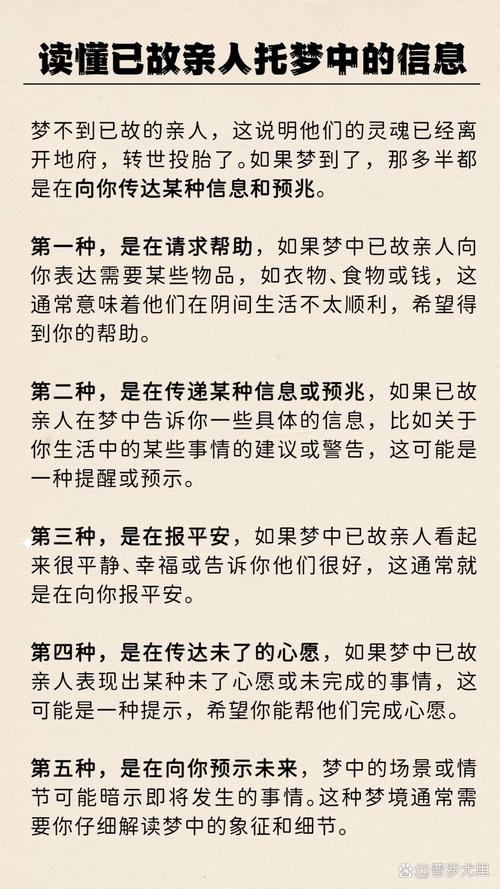 梦见已故亲人解析深度解读隐藏心理信息的奥秘