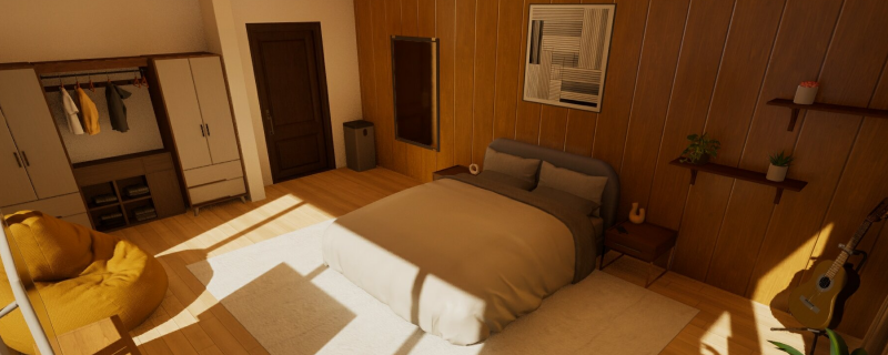 现代卧室设计秘笈 | 打造个性化inZOI风格房间，提升居住品质