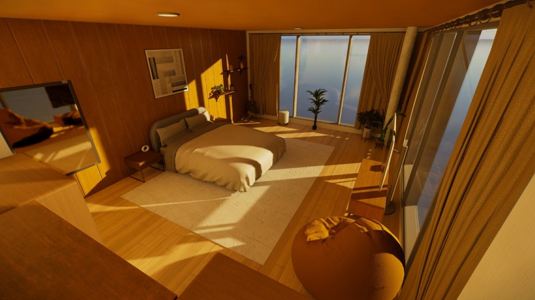 现代卧室设计秘笈 | 打造个性化inZOI风格房间，提升居住品质