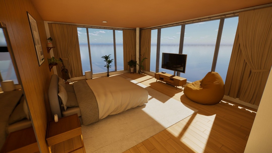 现代卧室设计秘笈 | 打造个性化inZOI风格房间，提升居住品质