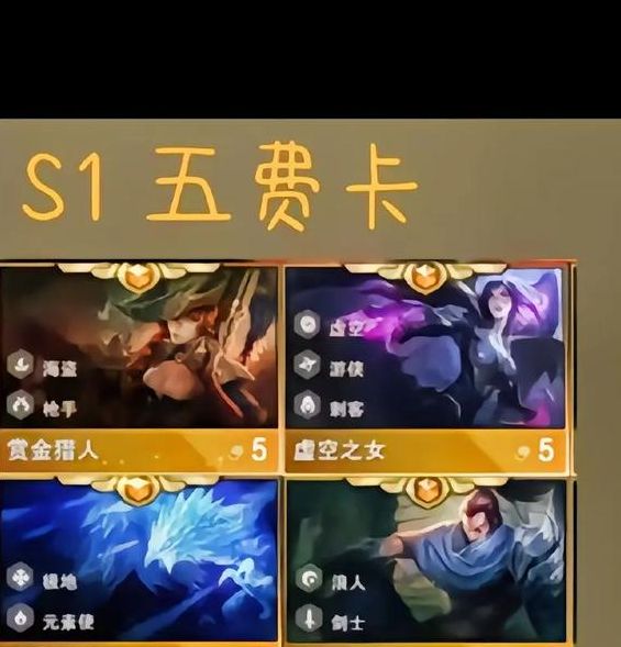 你知道金铲铲之战S14最强1星5费卡是哪些吗？