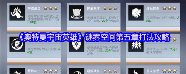 你知道如何通关奥特曼宇宙英雄谜雾空间第五章吗？