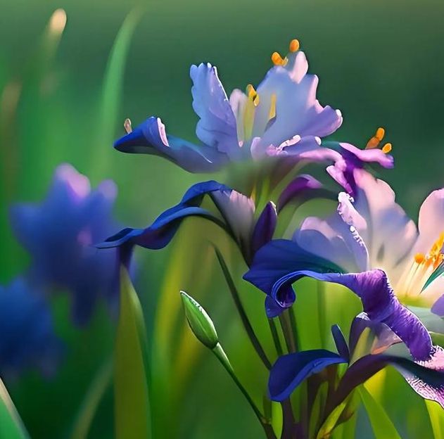 梦见鸢尾花预示着美好未来，情感绽放带来内心的宁静！
