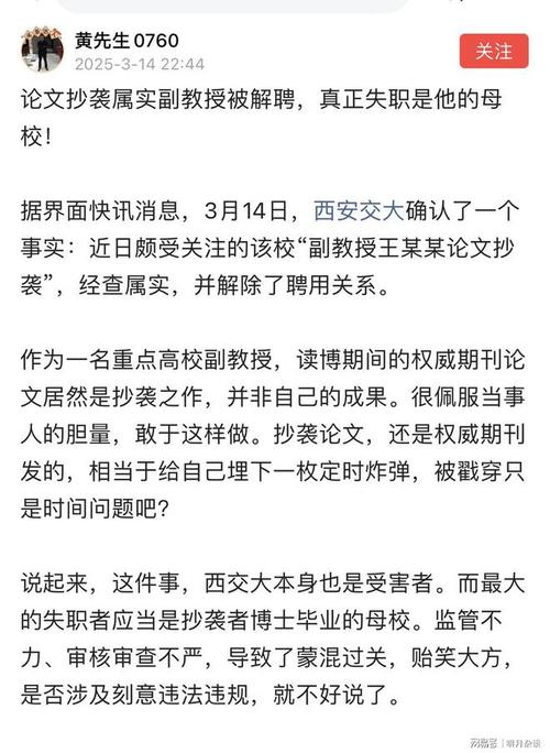 西安交大副教授论文抄袭事件：为何解聘成为最佳解决方案？深入解析及应对策略