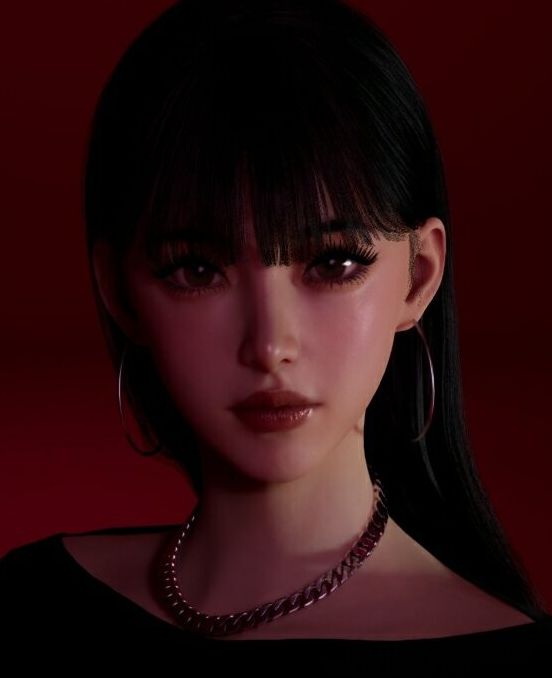 惊艳黑长直美女捏脸技巧揭秘｜inZOI独家攻略