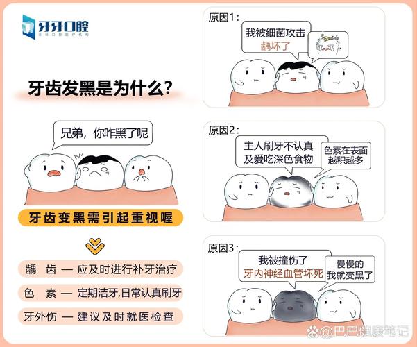 梦见牙齿黑了的含义快速了解健康象征与应对策略 梦见牙齿黑了的含义快速了解健康象征与应对策略