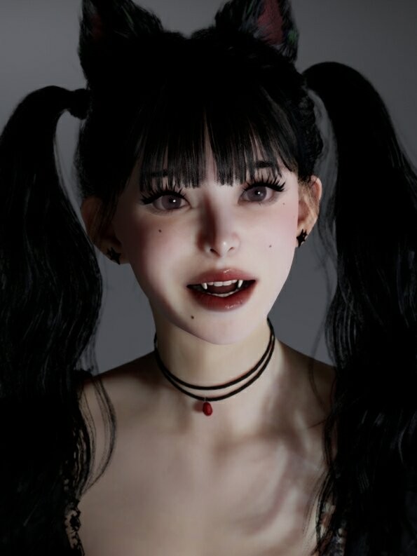 吸血鬼少女的神秘捏脸技巧 | inZOI单游攻略揭秘