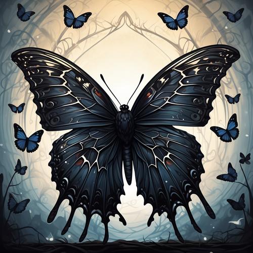 梦见黑蝴蝶象征意义解析与心理暗示的对比分析
