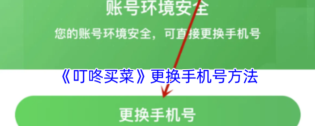 手游攻略：快速更换叮咚买菜手机号，让购物更便捷！