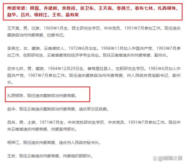 为何两名老同事在同一天被处分？揭示蔡武成与扎西顿珠的故事