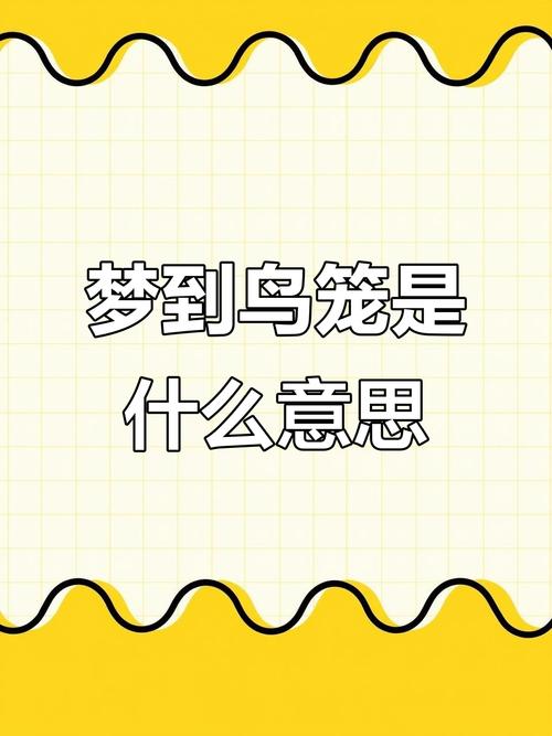 梦见鸟笼背后寓意解析梦境中5种心理象征