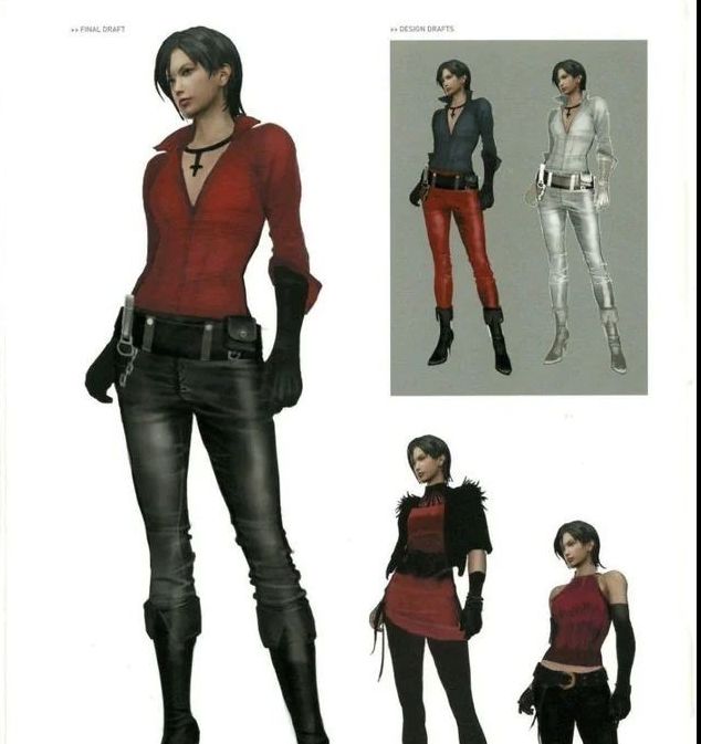 废弃设计图揭密：你知道艾达王在生化危机6的绝佳服装吗？