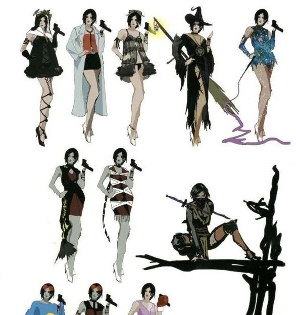 废弃设计图揭密：你知道艾达王在生化危机6的绝佳服装吗？