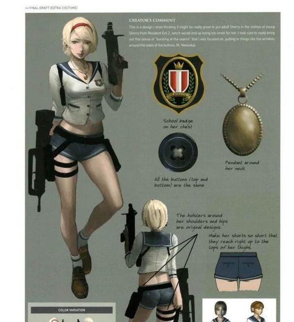 废弃设计图揭密：你知道艾达王在生化危机6的绝佳服装吗？