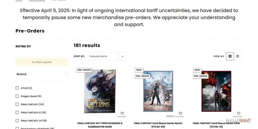 特朗普关税政策重击：SE美国周边商品预售为何突然叫停？