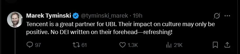 腾讯与育碧的合作：CEO为何盛赞堕落之主，未来有何惊喜？