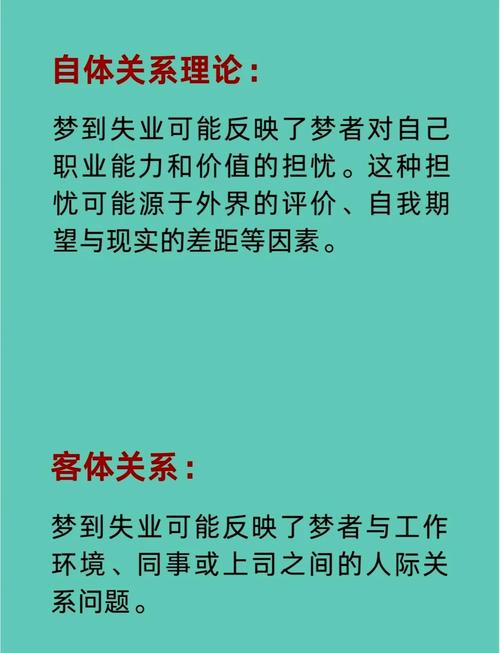 梦见失业解析心理暗示与职业危机如何影响你的职场发展？