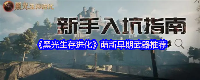 黑光生存进化萌新早期武器推荐：快速掌握高效解决方案
