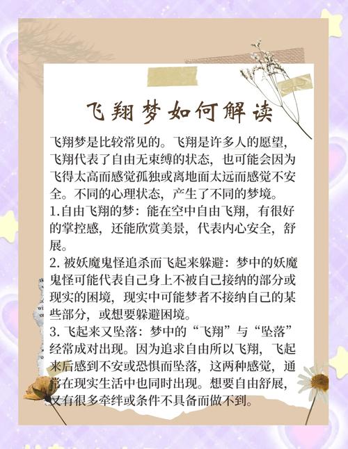 解梦飞翔揭秘梦见飞翔的7大心理暗示与含义