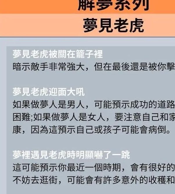梦见白虎象征解析解锁心灵深处的独特意义