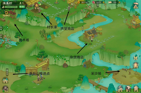 桃源记2高效地图攻略：资源商人全点位解析