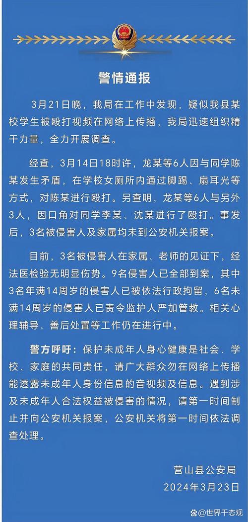 校门口事件背后的真相：警方如何处理殴打学生家长的行为？