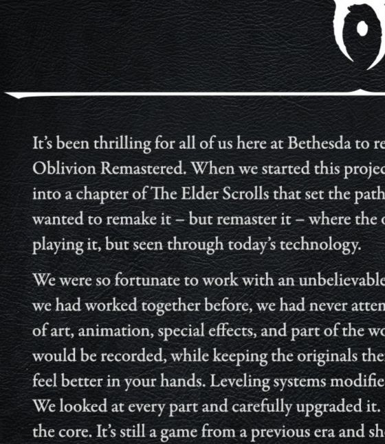 上古卷轴4:重制版的现代化升级究竟意味着什么? 上古卷轴4:重制版的现代化升级究竟意味着什么?