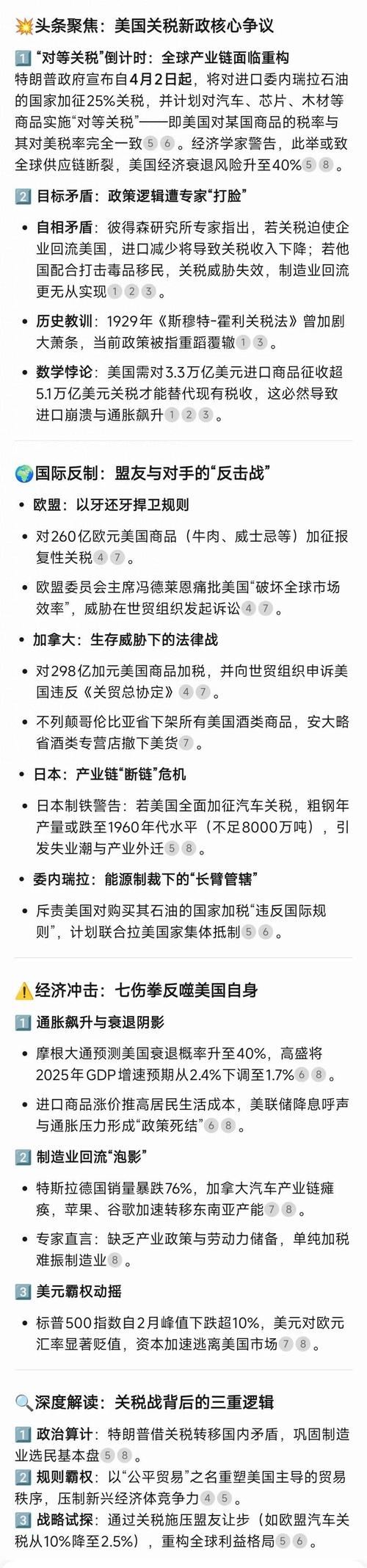 建议:美国汽车关税策略的背后:谁是最终输家? 建议:美国汽车关税策略的背后:谁是最终输家?