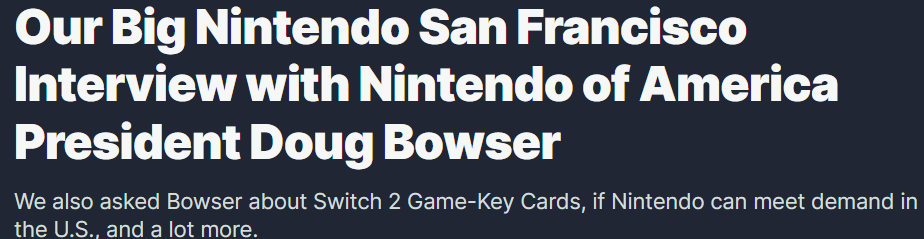 游戏新概念：Switch 2如何颠覆零售市场？美任社长揭秘新型游戏卡的未来布局