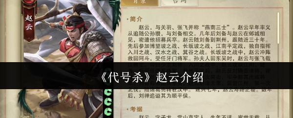 「赵云详解：全面掌握代号杀游戏攻略，提升胜率」