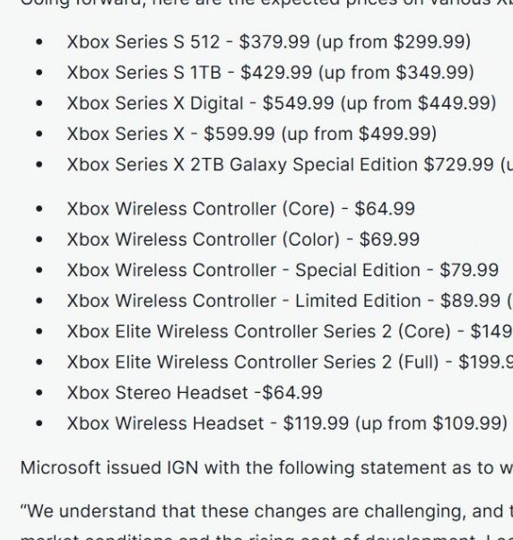 微软宣布涨价：Xbox Series主机及游戏圣诞节提至80美元，如何应对？