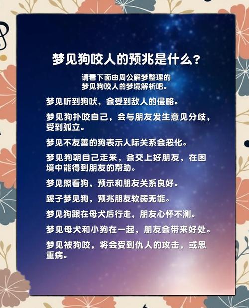 梦见狗咬人预示着哪些？探索背后心理含义与解梦秘诀如何提升生活智慧。