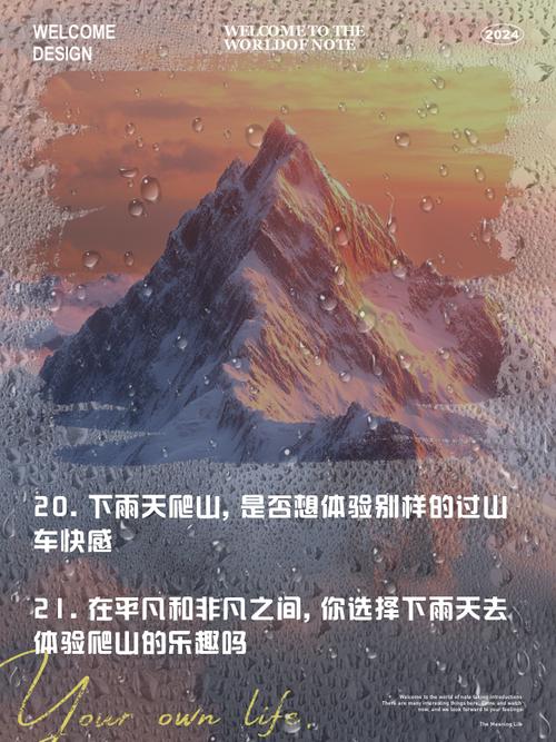 梦见雨中登山 vs 阳光登山解读梦境背后的意义与启示