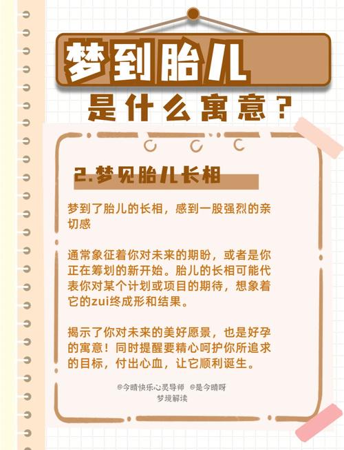 梦见胎儿意味着哪些？解析梦境背后隐藏的心理暗示和生活启示