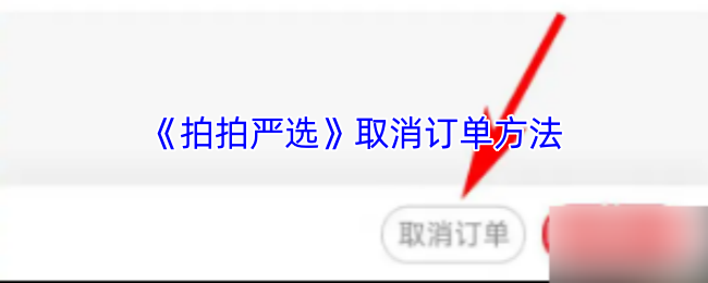 建议：拍拍严选订单难取消？揭秘轻松解决的隐藏技巧