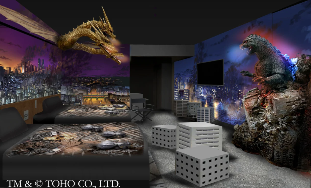 游戏资讯：日本首个特摄概念客房开业，探秘哥斯拉与金刚的风云对决