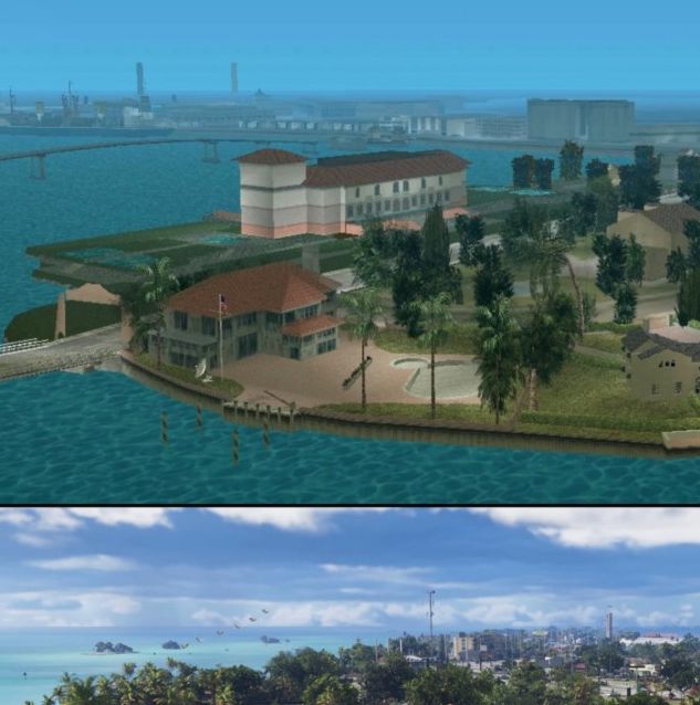 GTA：罪恶都市与GTA6画面对比：你能分辨出游戏进化的程度吗？