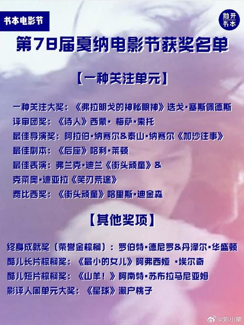 揭秘2025戛纳电影节获奖名单，了解最佳影片背后的故事