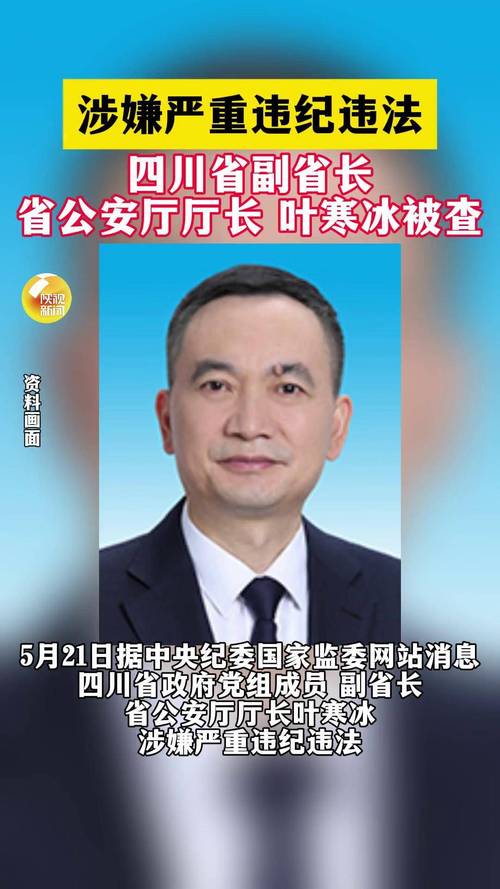 四川省公安厅厅长叶寒冰被查:背后的原因是什么? 四川省公安厅厅长叶寒冰被查:背后的原因是什么?