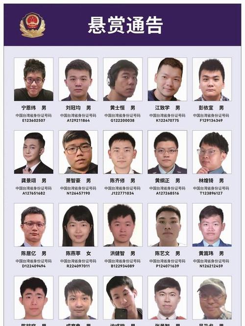悬赏通缉：广州警方追捕20名台湾黑客，揭秘其行踪轨迹与背景