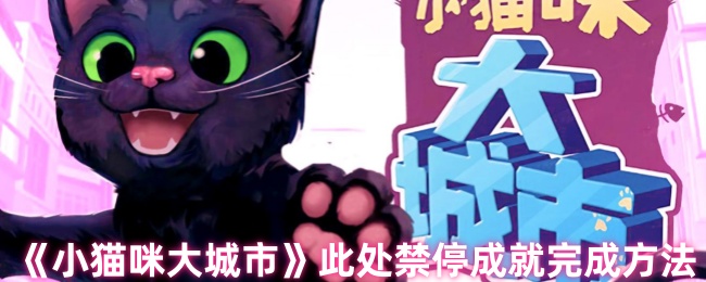 如何完成小猫咪大城市禁停成就？攻略技巧大揭秘！