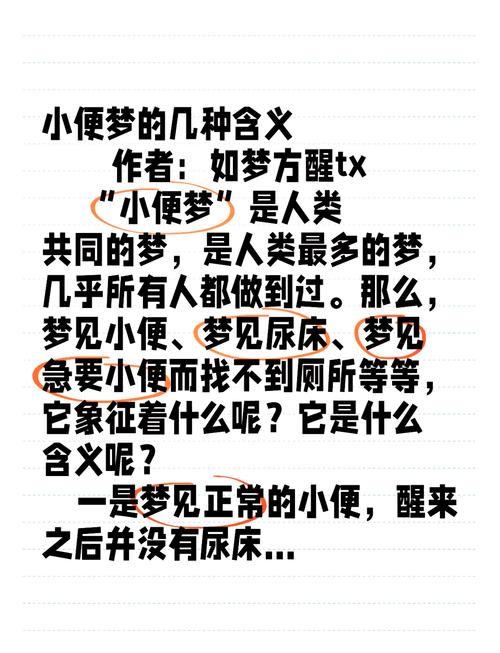 梦见小便背后隐藏的真相这些细节让人匪夷所思！
