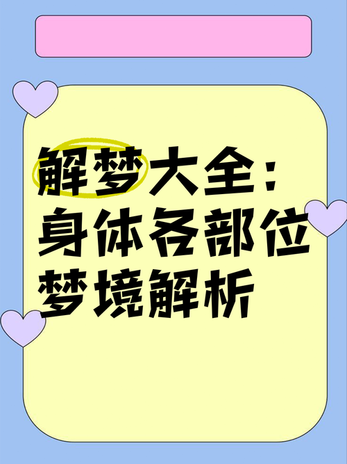 梦见身体部位的心理解析梦境暗示 vs 实际影响