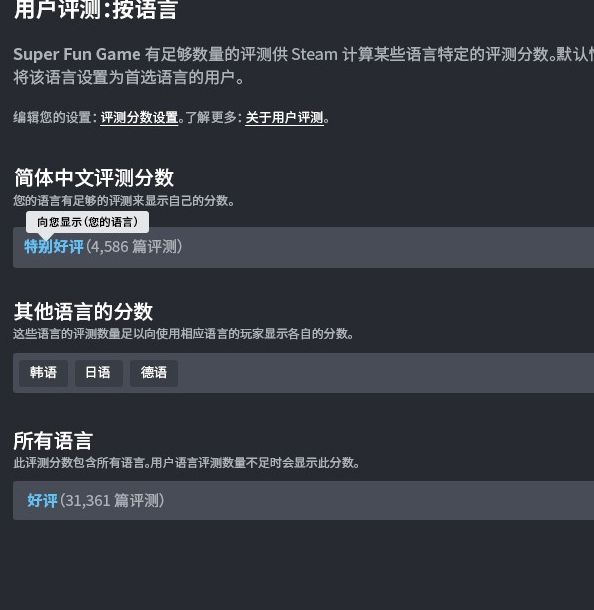 Steam游戏评分为何因语言不同而变化？了解隐藏评分机制！
