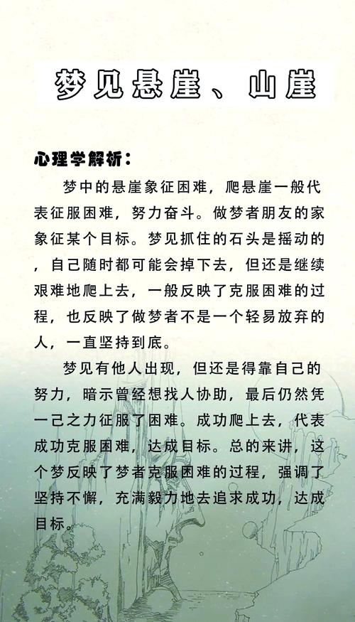 攀登岩壁梦境分析见微知著,揭示内心深处的勇气与挑战 攀登岩壁梦境分析见微知著,揭示内心深处的勇气与挑战