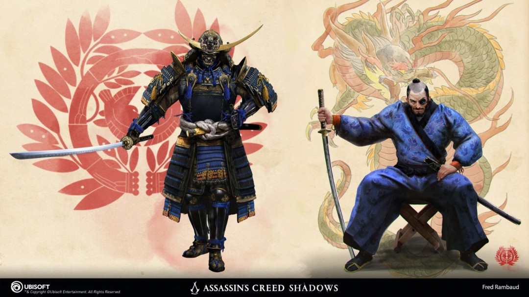 刺客信条：影艺术概念图赏析 | 信长妹妹英姿飒爽，揭秘游戏设计灵感之源